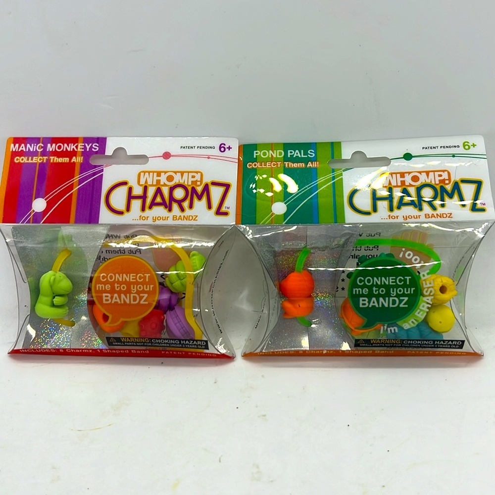 Whomp Charms for Bandz Bracelets Pond Pals Manic Monkeys NIB